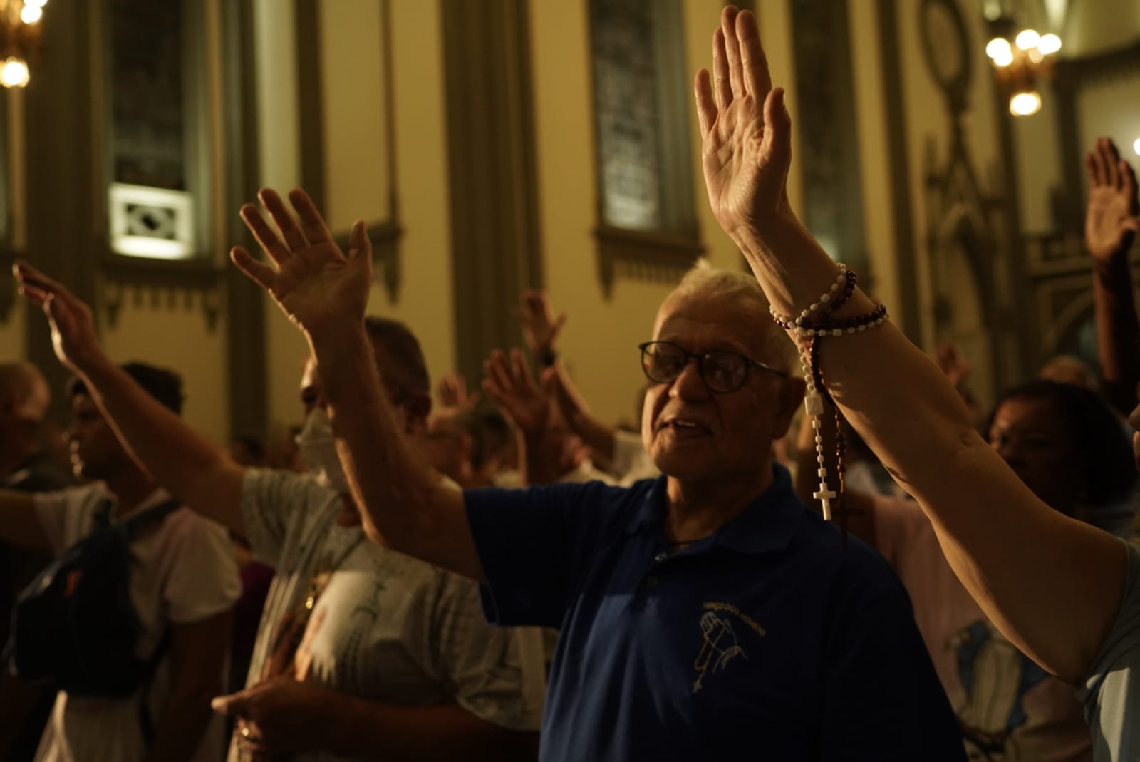 Missa de Envio da Romaria dos Homens na Catedral Metropolitana de Vitória