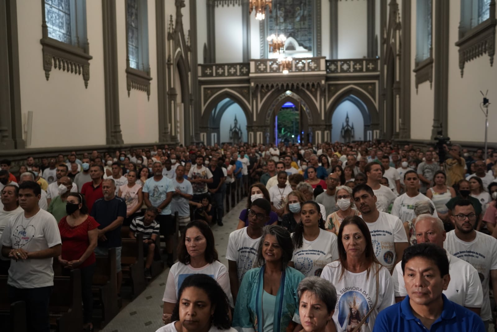 Missa de Envio da Romaria dos Homens na Catedral Metropolitana de Vitória