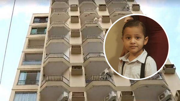  João Miguel Silva, de 4 anos, caiu da janela do décimo andar no Centro de Colatina