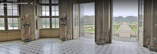 Visita virtual ao Castelo de Vaux-le-Vicomte, na França
