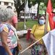 Manifestantes fazem ato pelo Dia do Trabalhador e contra Bolsonaro em Vitória