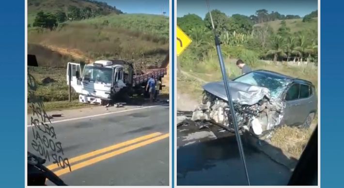 As causas do acidente não foram informadas pela PRF. A batida aconteceu às 8h30, no km 417 da rodovia federal, no sentido Vitória