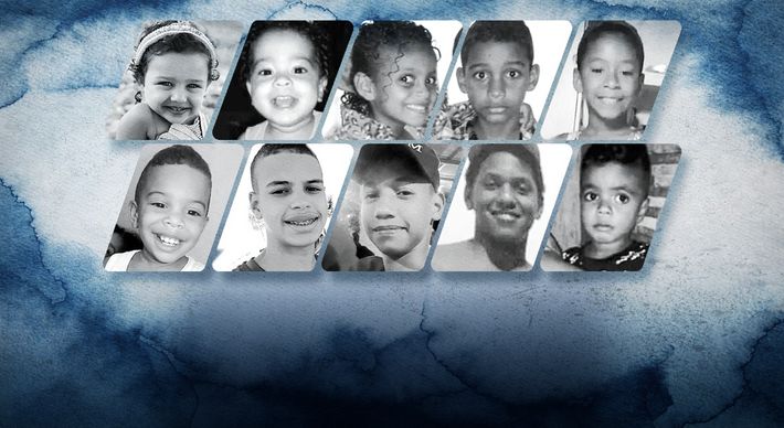 Entre 2020 e 2022, ao menos 10 crianças e adolescentes inocentes, na maioria negros e moradores de bairros de periferia, foram mortos no Estado