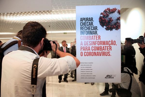Abertura da Exposição "Liberdade e Imprensa - O Papel do Jornalismo na Democracia Brasileira" por Rosinei Coutinho/SCO/STF