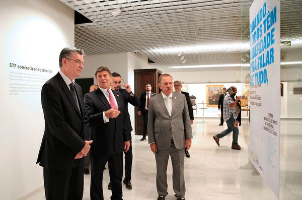 Abertura da Exposição "Liberdade e Imprensa - O Papel do Jornalismo na Democracia Brasileira" por Rosinei Coutinho/SCO/STF