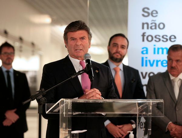 Abertura da Exposição "Liberdade e Imprensa - O Papel do Jornalismo na Democracia Brasileira" por Rosinei Coutinho/SCO/STF
