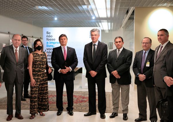 Abertura da Exposição "Liberdade e Imprensa - O Papel do Jornalismo na Democracia Brasileira" por Rosinei Coutinho/SCO/STF