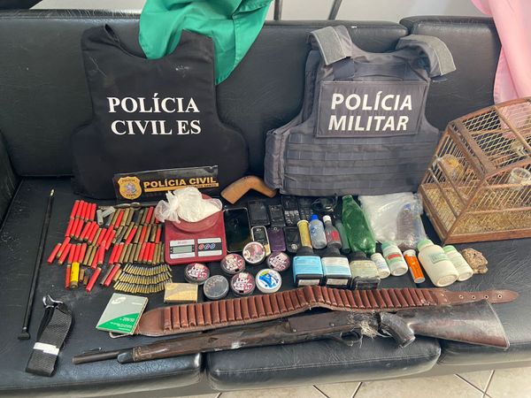 Polícia encontra munições e pólvora dentro de galinheiro em Vargem Alta