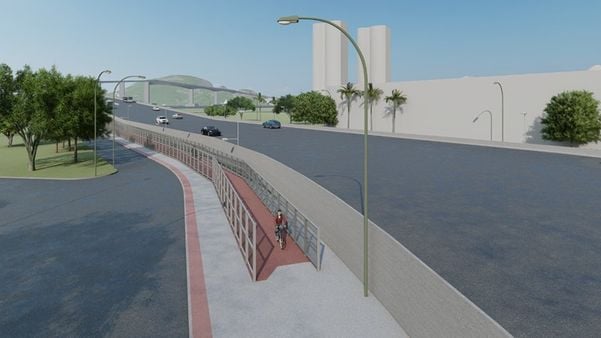 Mesmo ainda sem definição de como será o acesso de Vila Velha para Vitória, o site da Semobi disponibiliza uma projeção do projeto pelo lado da Capital por Semobi