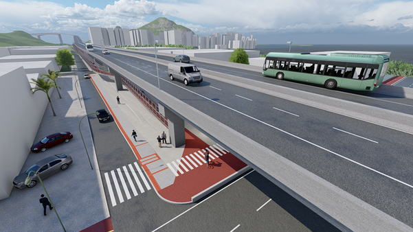 Projeto mostra como vai ficar a Ciclovia da Vida, de Vitória a Vila Velha por Secretaria de Estado de Mobilidade e Infraestrutura (Semobi)