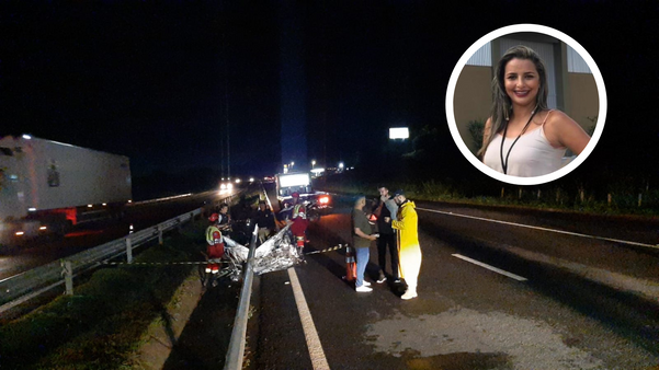 Silvia Januária, de 41 anos, morreu em acidente de moto na BR 101, em Guarapari