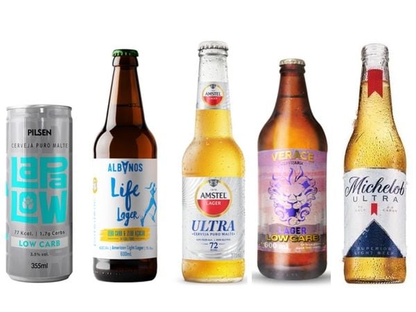 Cervejas low carb recomendadas pela colunista Taynã Feitosa