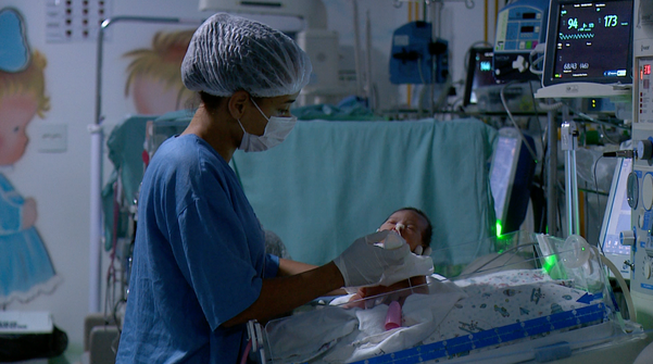 Rotina de recém nascidos internados na UTI neonatal do Hospital Rio Doce
