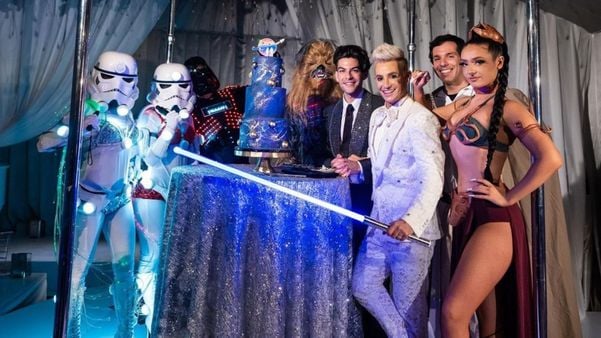 Casamento do irmão de Ariane Grande, Frankie Grande, com o ator Hale Leon teve  temática de 'Star Wars' 