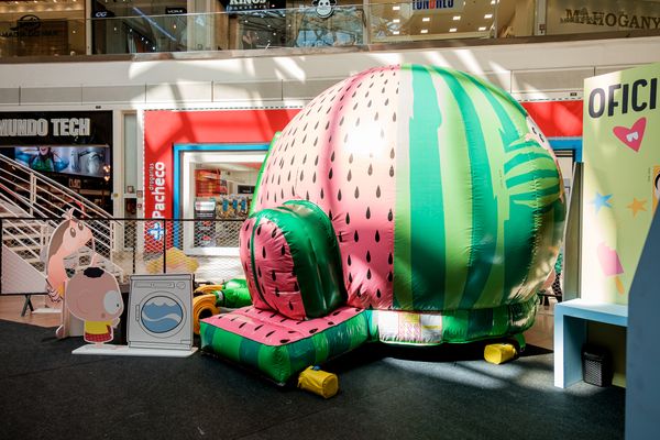 A atração Mônica Toy ficará até o dia 12 de junho, na Praça Central do Shopping Vitória. por Camilla Baptistin/Divulgação