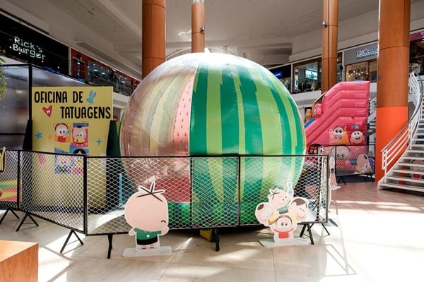 A atração Mônica Toy ficará até o dia 12 de junho, na Praça Central do Shopping Vitória. por Camilla Baptistin/Divulgação