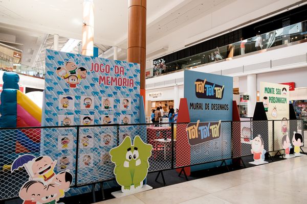 A atração Mônica Toy ficará até o dia 12 de junho, na Praça Central do Shopping Vitória. por Camilla Baptistin/Divulgação
