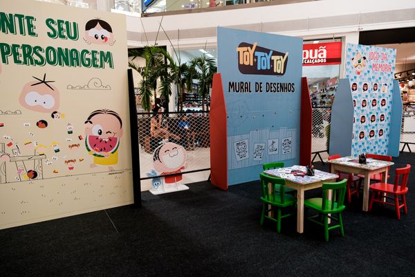 A atração Mônica Toy ficará até o dia 12 de junho, na Praça Central do Shopping Vitória. por Camilla Baptistin/Divulgação