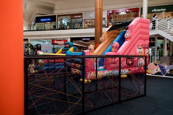 A atração Mônica Toy ficará até o dia 12 de junho, na Praça Central do Shopping Vitória. por Camilla Baptistin/Divulgação