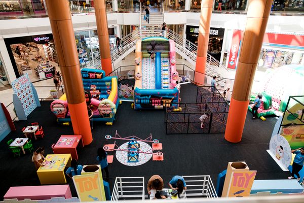 A atração Mônica Toy ficará até o dia 12 de junho, na Praça Central do Shopping Vitória.