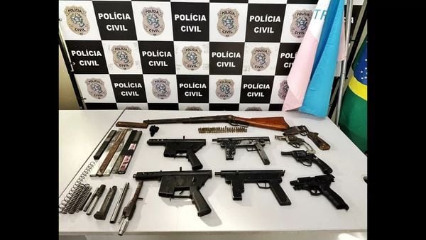 Homem foi preso suspeito de ter oficina clandestina de fabricação de armas para o tráfico no ES 