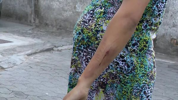 Grávida de oito meses foi agredida pelo ex-marido na Serra.