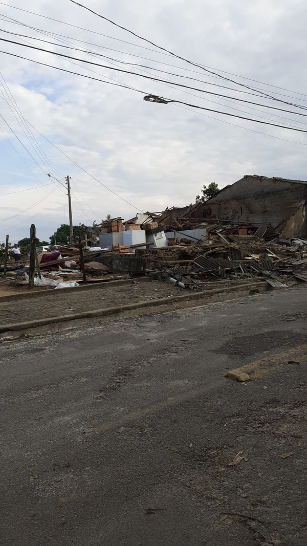 Mucurici após tempestade de granizo em maio de 2022 por Rhyan Paixão