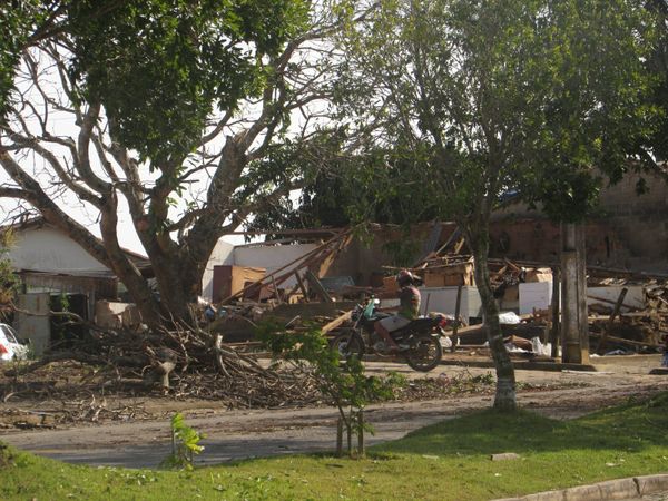 Mucurici após tempestade de granizo em maio de 2022 por Rhyan Paixão