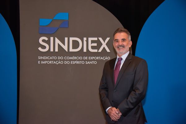 O presidente do Sindiex, Sidemar de Lima Acosta por Rodrigo Gavini/Sindiex/Divulgação