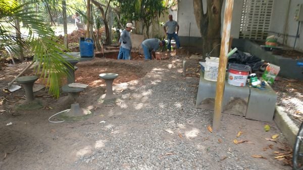 Novas intervenções começaram a ser feitas no sistema de esgoto do RU, para o retorno das atividades presenciais.