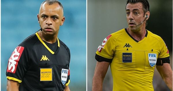 Os dois foram os árbitros brasileiros na última Copa do Mundo e são as apostas da CBF para superar a onda de reclamações que vive a arbitragem brasileira atualmente