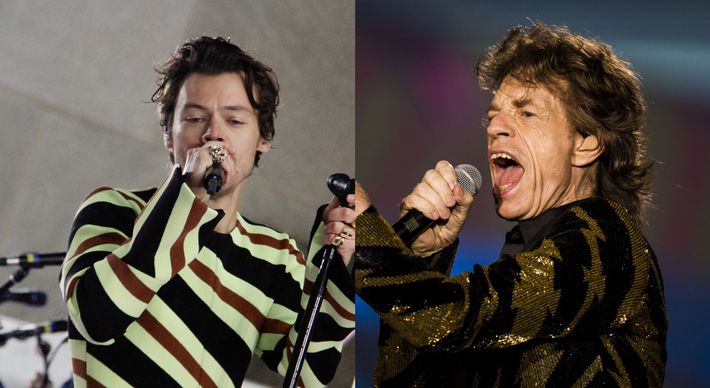 Vocalista dos Rolling Stones diz que semelhança é superficial. 'Eu costumava usar muito mais maquiagem que ele', afirma