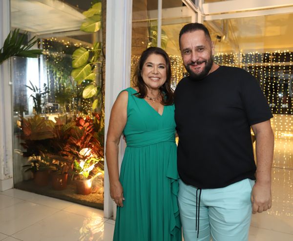 Rita Rocio Tristão e Sergio Palmeira