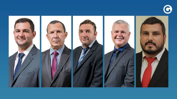 Na sequência os vereadores Luiz Orione Mereguete, Vilson Teixeira Gonçalvez, Gean Marciel França, Erivelton Ferrarini e Júlio César Carneiro.
