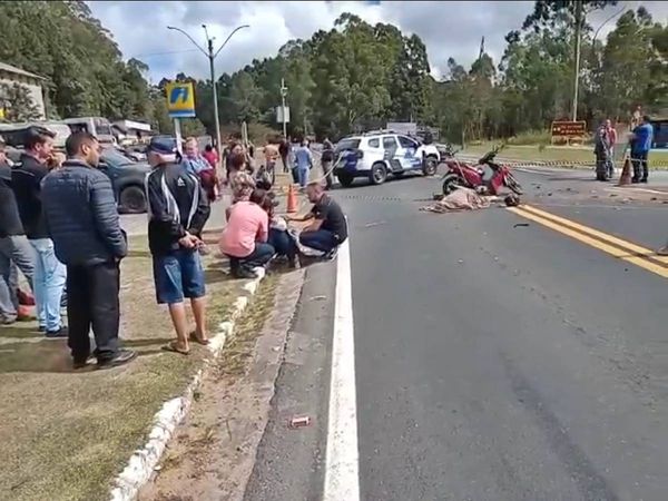 Motociclista morre em acidente na BR 262