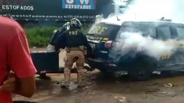 Genivaldo de Jesus Santos, de 38 anos, estava de moto em Umbaúba, no Sergipe, quando foi abordado por policiais rodoviários federais