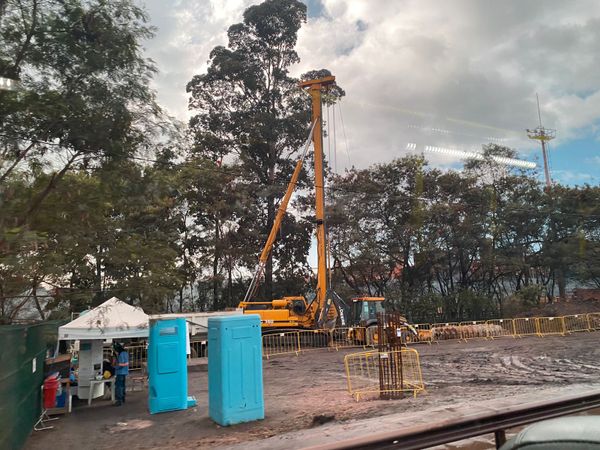 Obra de implementação da wind fence já está em andamento