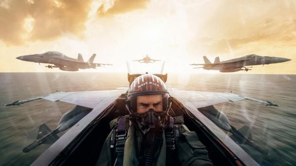 "Top Gun: Maverick", em cartaz nos cinemas. Crédito: Divulgação