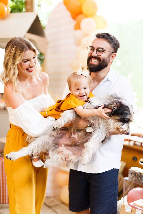 Aniversário de 1 aninho de Cecília, filha de Fábio Portela e Sofia Buzetto