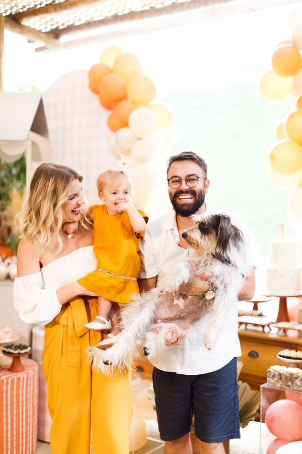Aniversário de 1 aninho de Cecília, filha de Fábio Portela e Sofia Buzetto