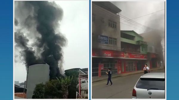 Incêndio atinge supermercado em Iúna