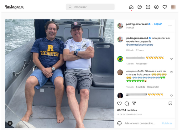 Passando a Limpo: Foto de Bolsonaro com Elon Musk em lancha é montagem