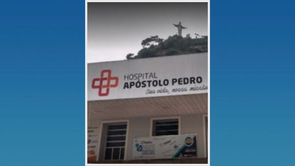 A vítima foi internada no Hospital Apóstolo Pedro