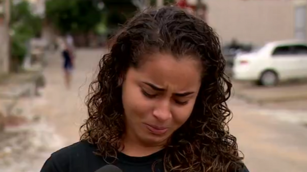 Eduarda Almeida, irmã de Tatiana, uma das vítimas.