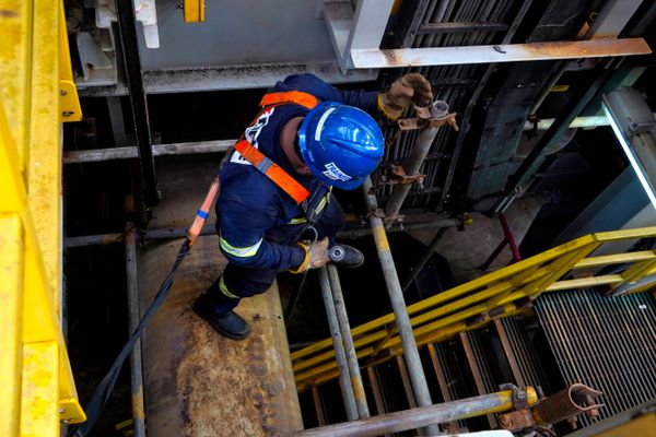 Visita de A Gazeta à P 71, navio plataforma da Petrobrás que está em construção no Estaleiro Jurong, em Aracruz, ES por Fernando Madeira