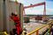 Visita de A Gazeta à P 71, navio plataforma da Petrobrás que está em construção no Estaleiro Jurong, em Aracruz, ES(Fernando Madeira)