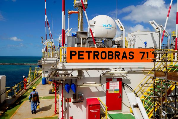 Visita de A Gazeta à P 71, navio plataforma da Petrobrás que está em construção no Estaleiro Jurong, em Aracruz, ES