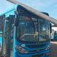 Imagem - Vídeo: poste cai sobre ônibus após acidente em terminal de Cariacica