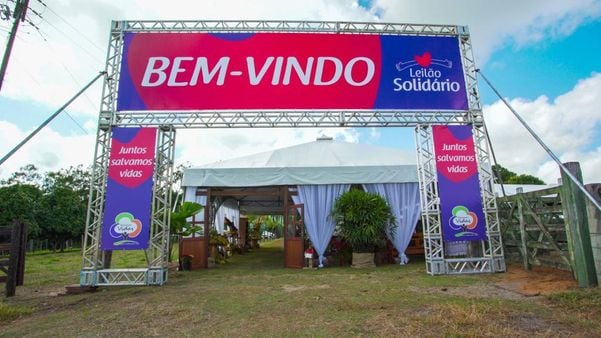 O 1º Leilão Solidário da Grande Vitória será realizado no dia 4 de junho, na Fazenda Camping Barra do Jucu, em Vila Velha, a partir das 11 horas