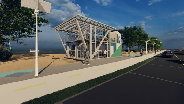 Projeção da orla de Porto de Santana, em Cariacica por Prefeitura de Cariacica
